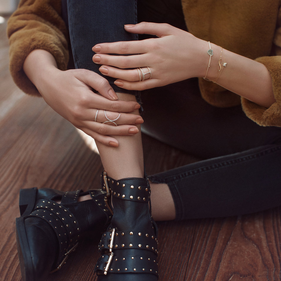 Prsteň s diamantmi Double Beauty