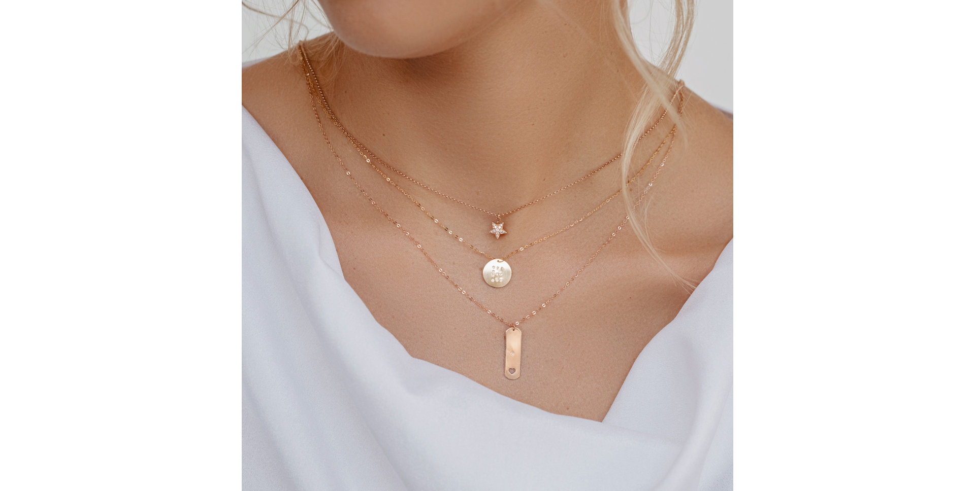 Náhrdelník s diamantmi Waterfall Heaven