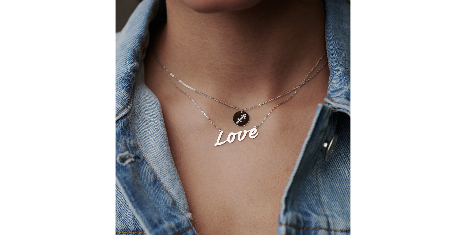 Náhrdelník s diamantom Love Treasure