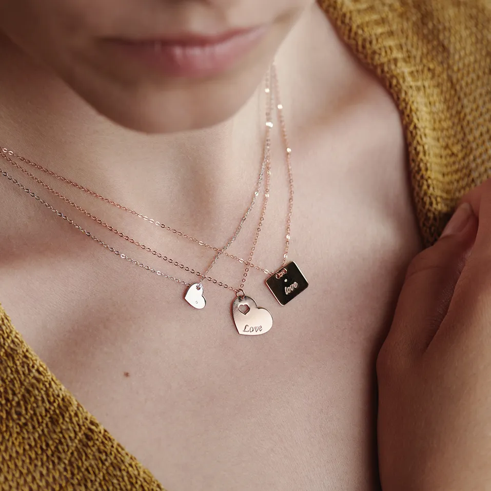 Náhrdelník s diamantom Promise Love