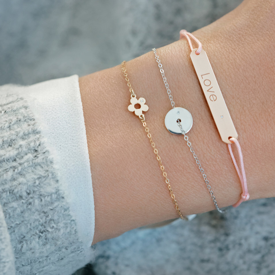 Náramok s diamantom Eternity