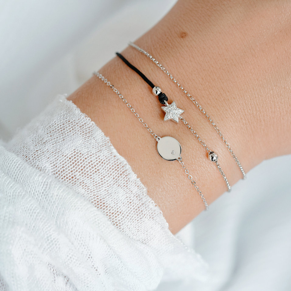 Náramok s diamantom Monogram Style