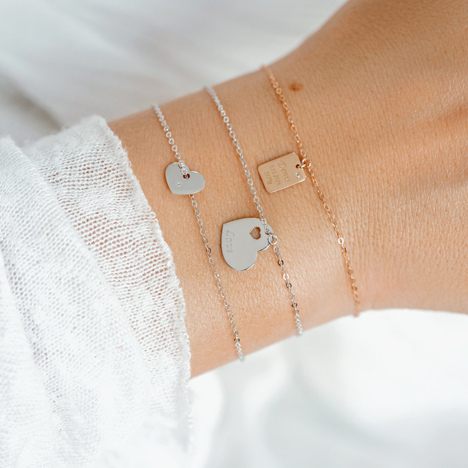 Náramok s diamantom Romance