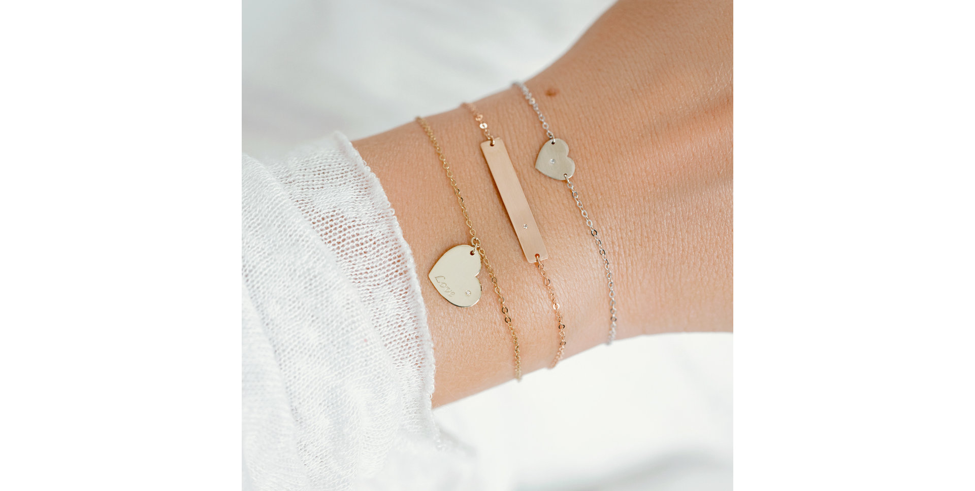 Náramok s diamantom My Heart