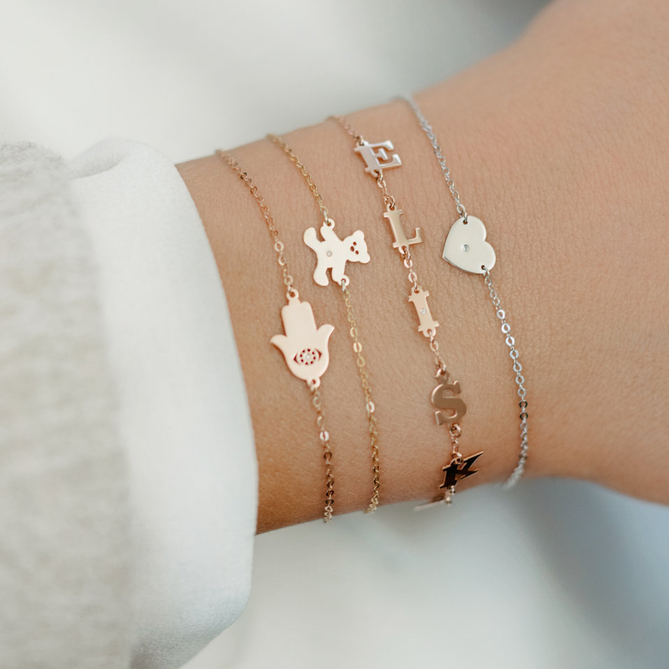 Náramok s diamantom My Heart