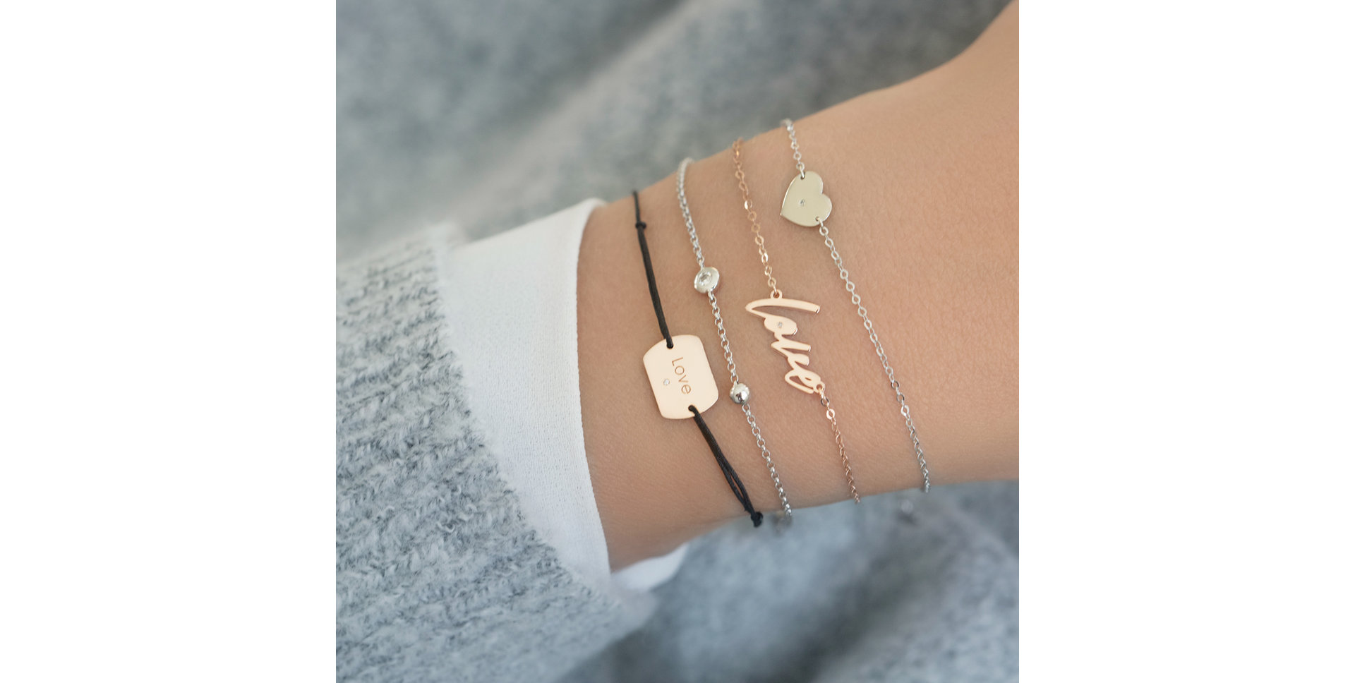 Náramok s diamantom My Heart