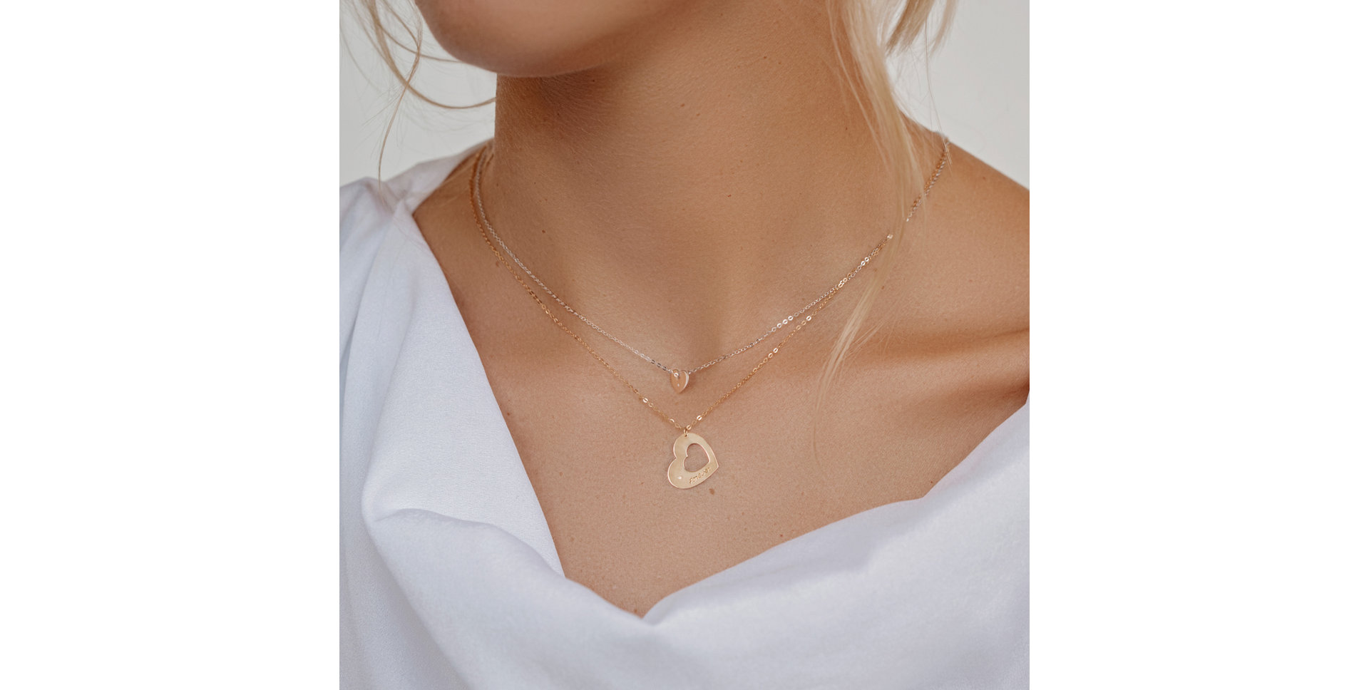 Náhrdelník s diamantom Love Symbol