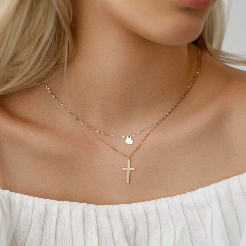 Náhrdelník s diamantom Promise Love