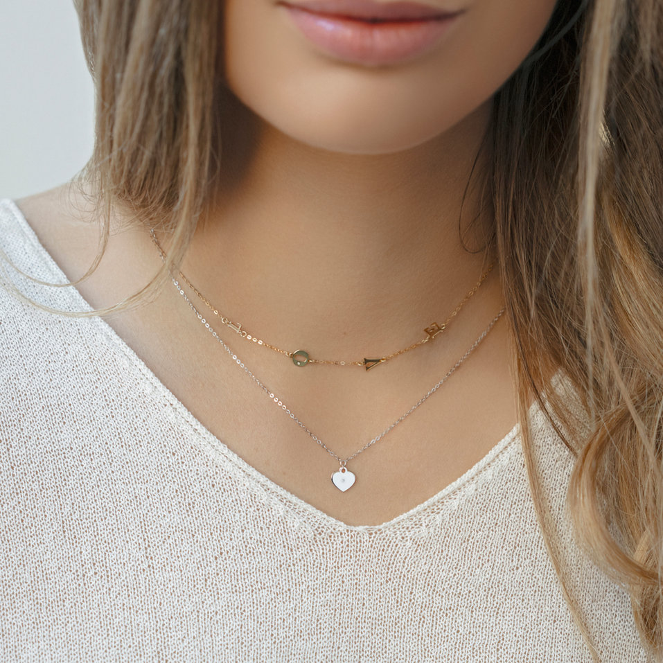 Náhrdelník s diamantom Dream Heart