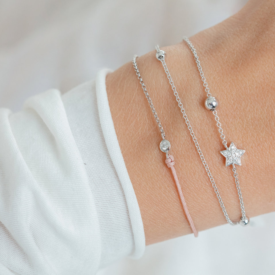 Diamantový náramok so šnúrkou Effect Diamond