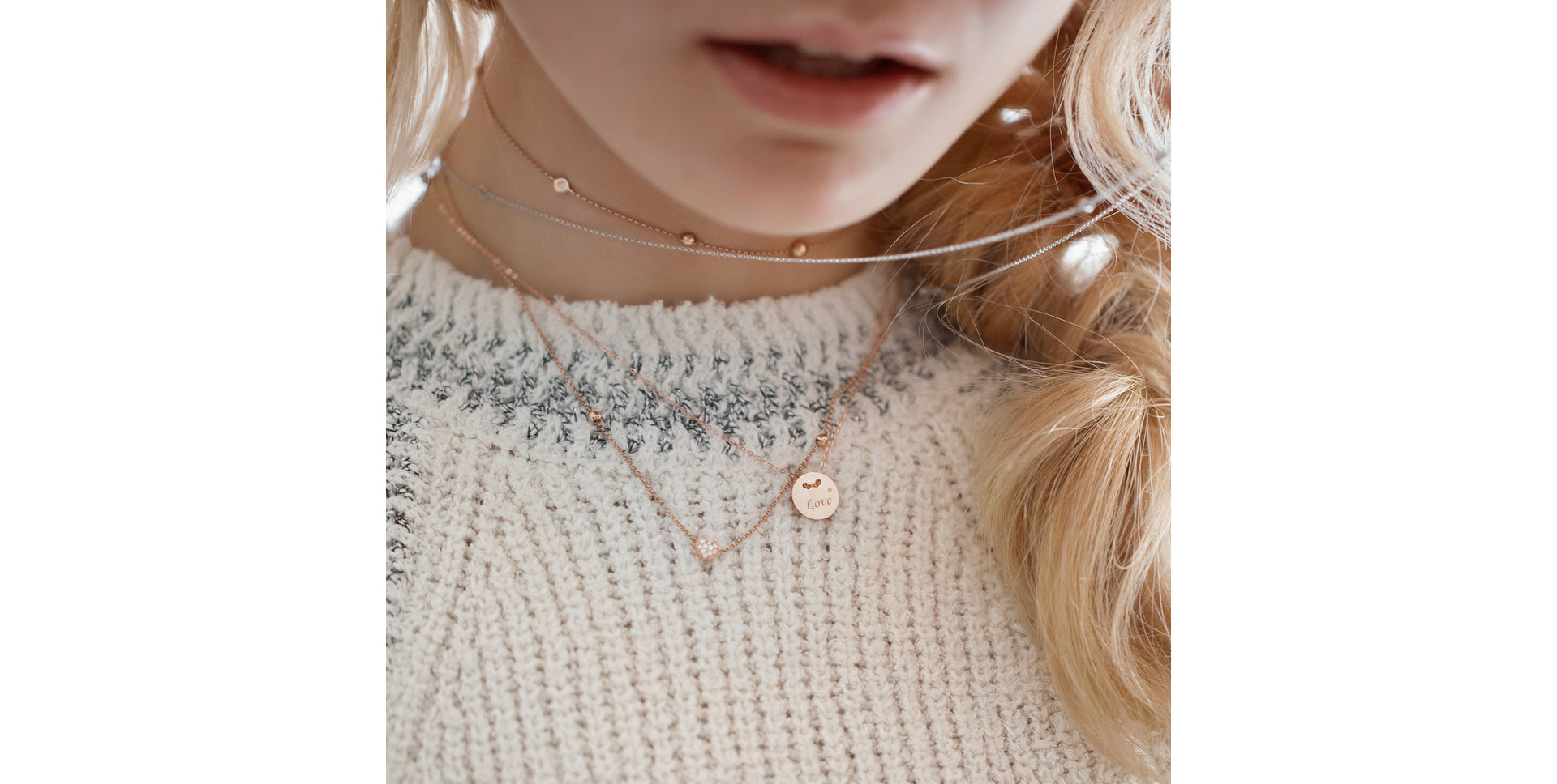 Náhrdelník s diamantom Love Splendor