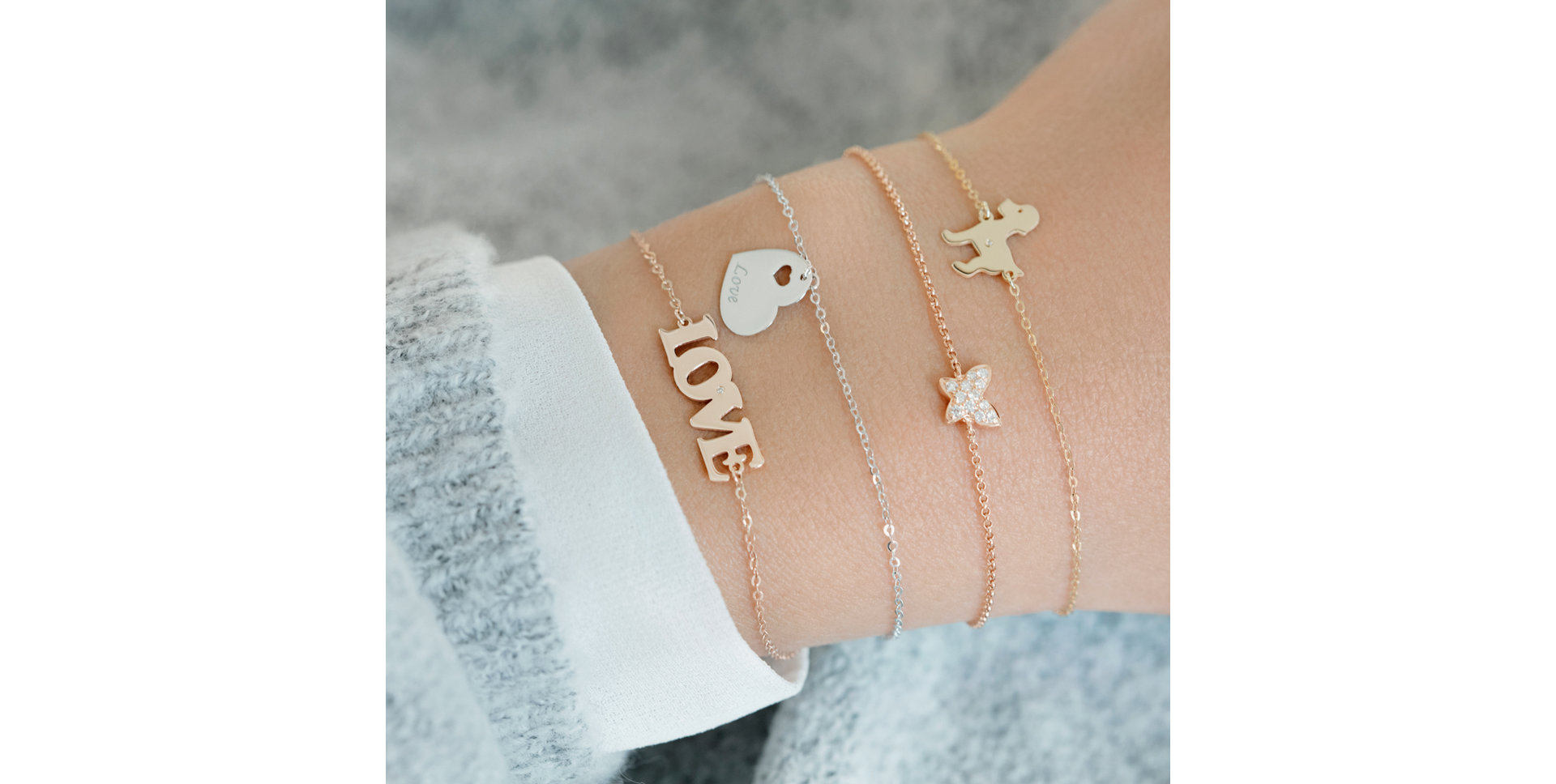 Náramok s diamantom Passion Heart