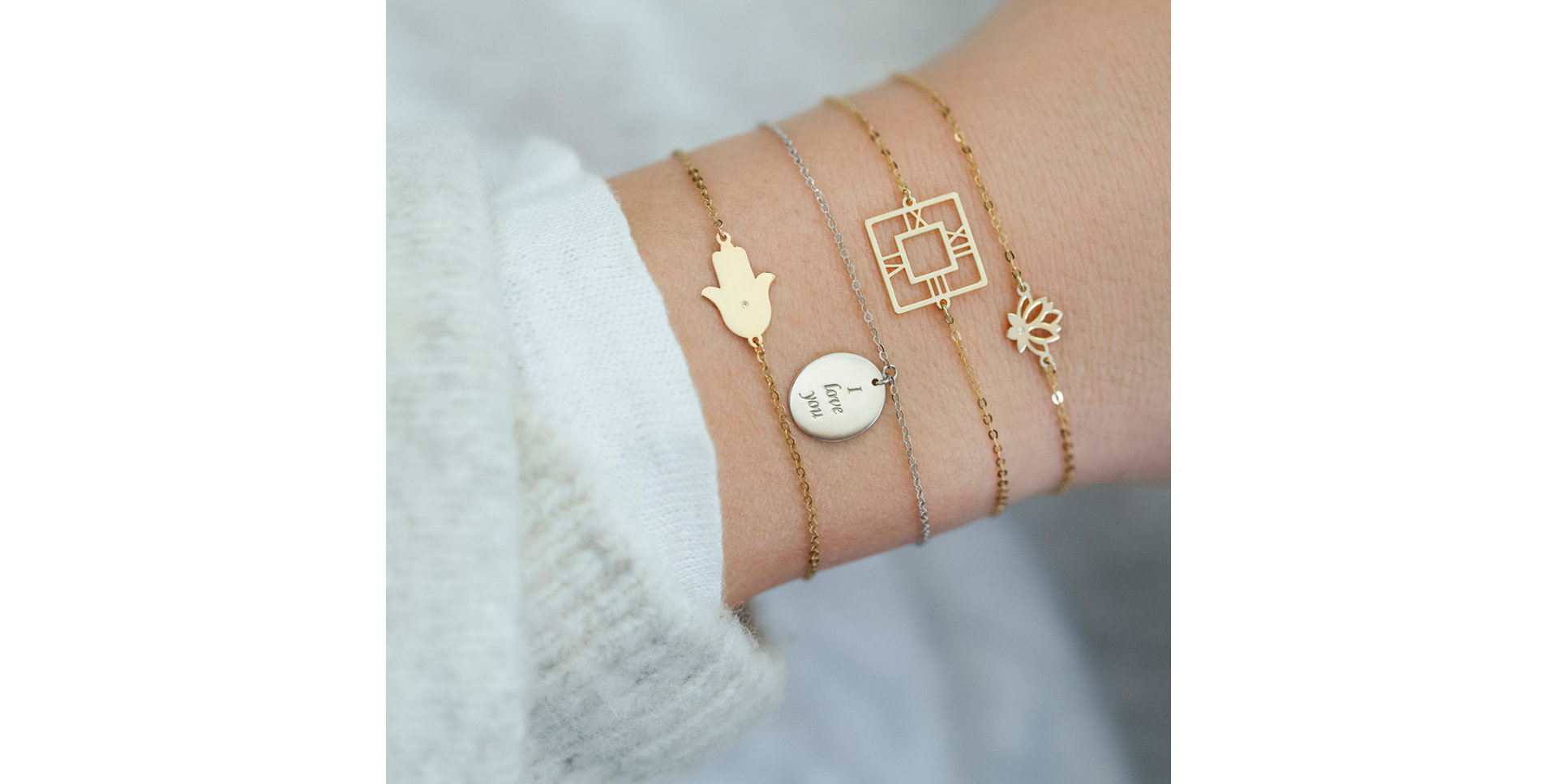 Náramok s diamantom Amour Touch