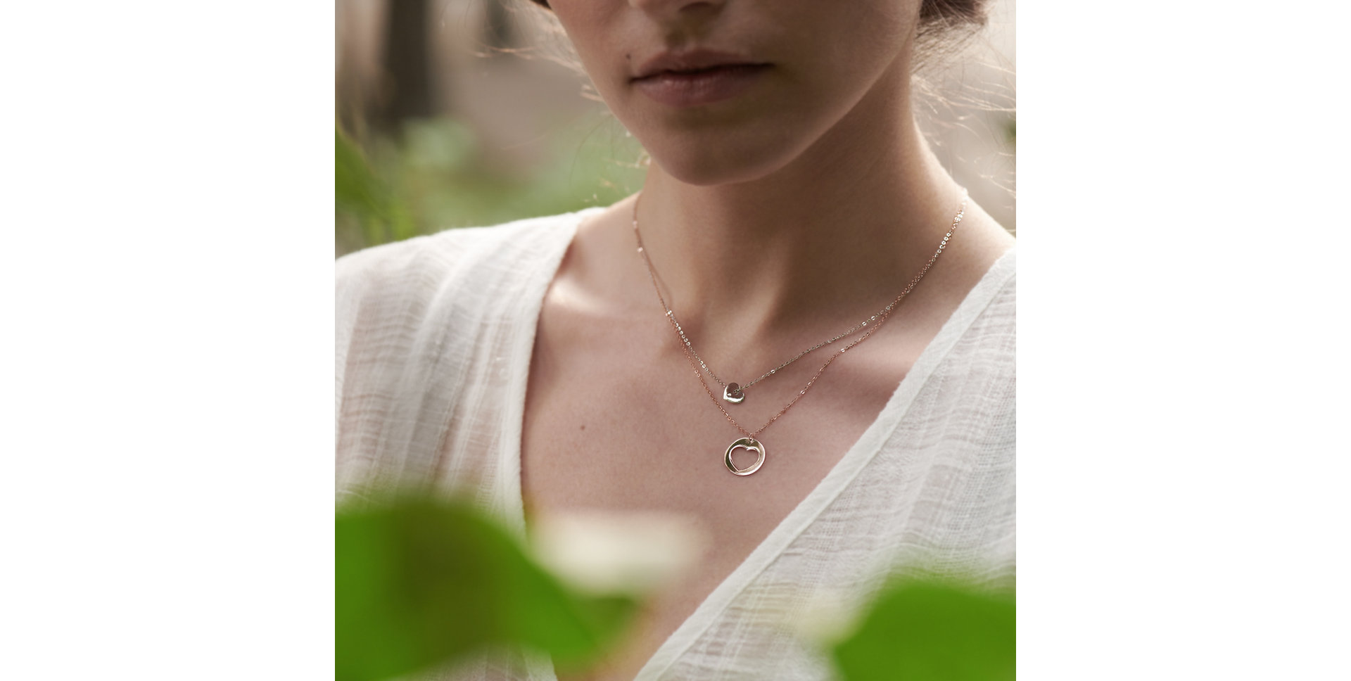 Náhrdelník s diamantom Signature Heart