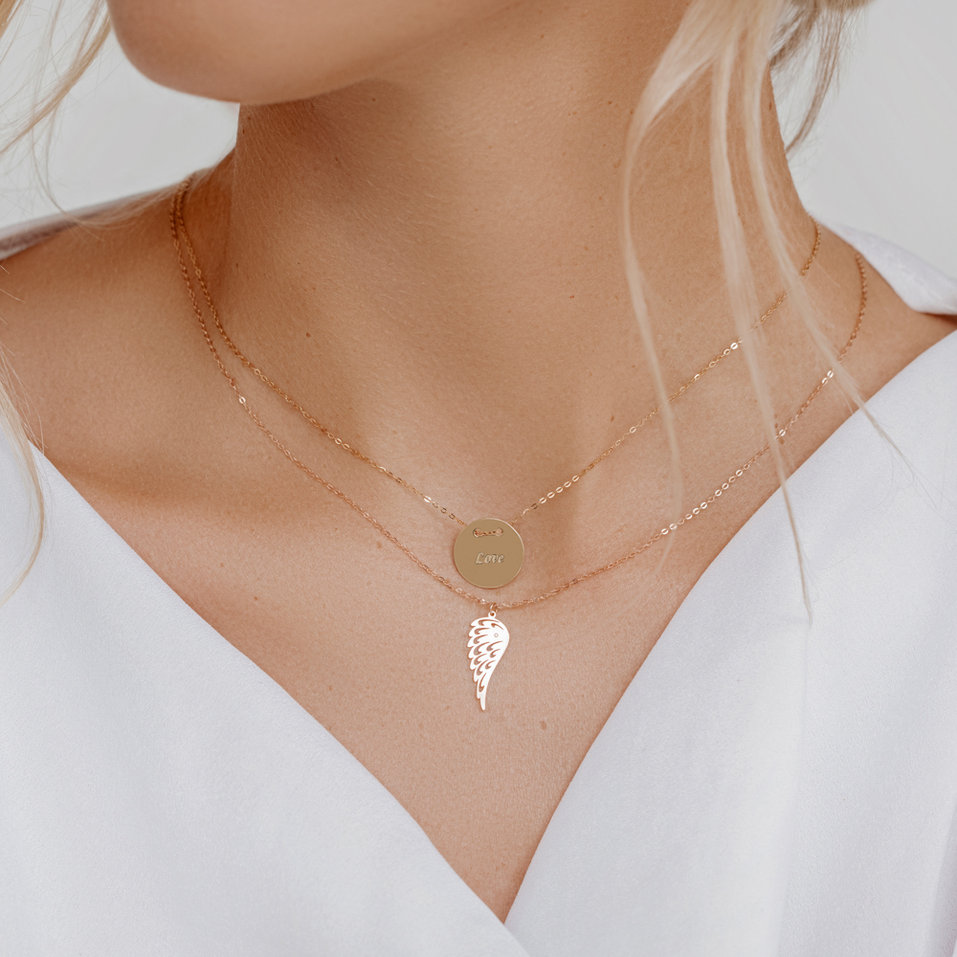 Náhrdelník s diamantom Love Splendor