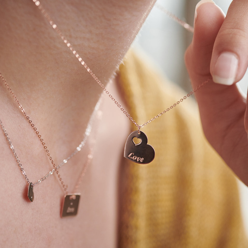 Náhrdelník s diamantom Passion Heart