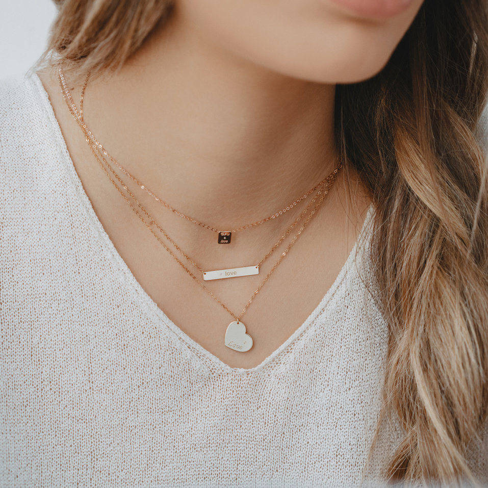 Náhrdelník s diamantom Envoy Love