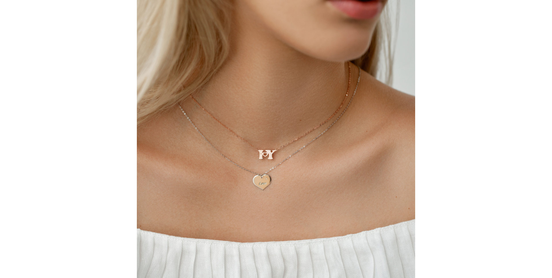 Náhrdelník s diamantom Endless Love