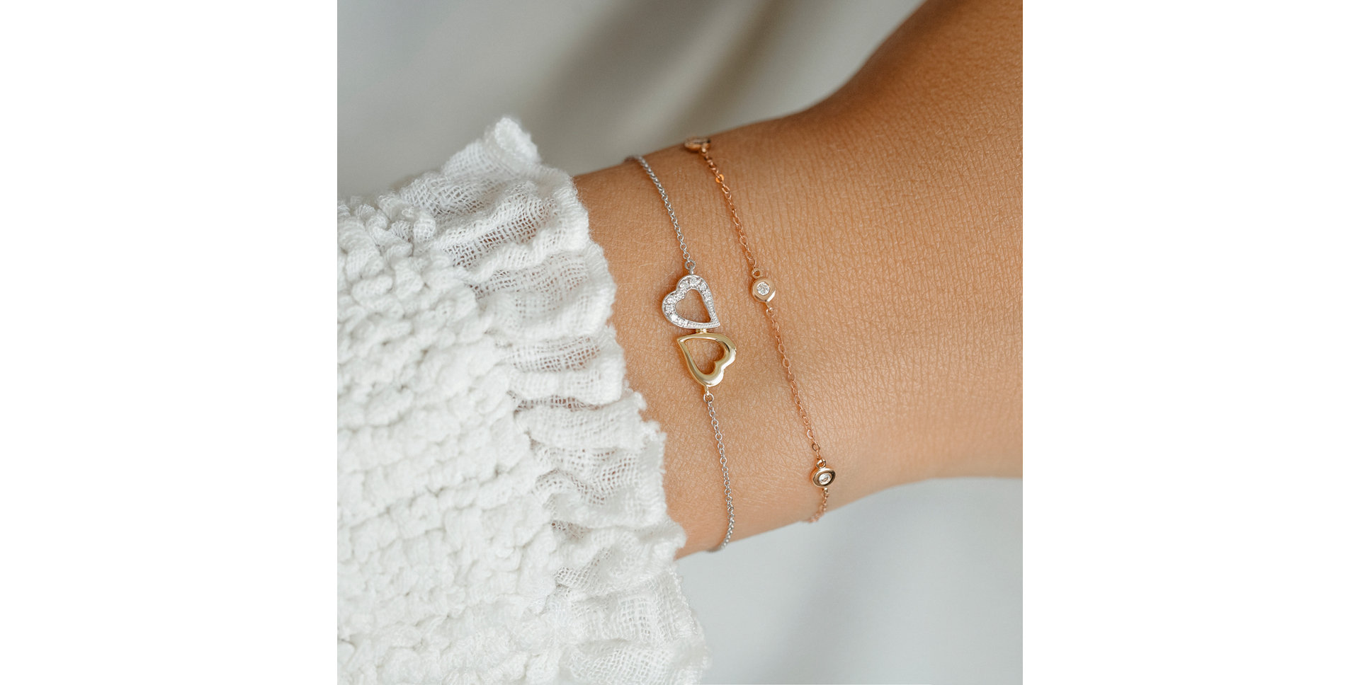 Náramok s diamantmi Dots