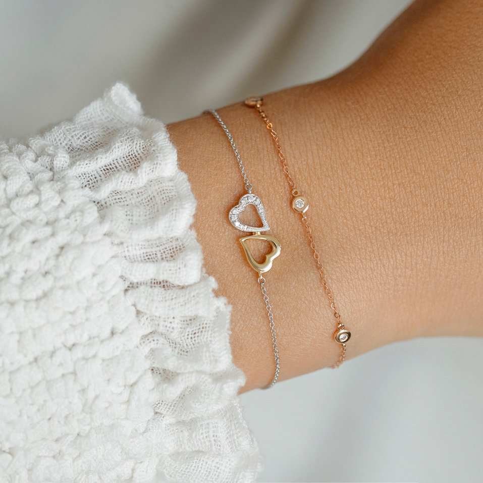 Náramok s diamantmi Dots