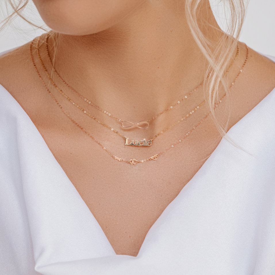 Náhrdelník s diamantom Infinite Space