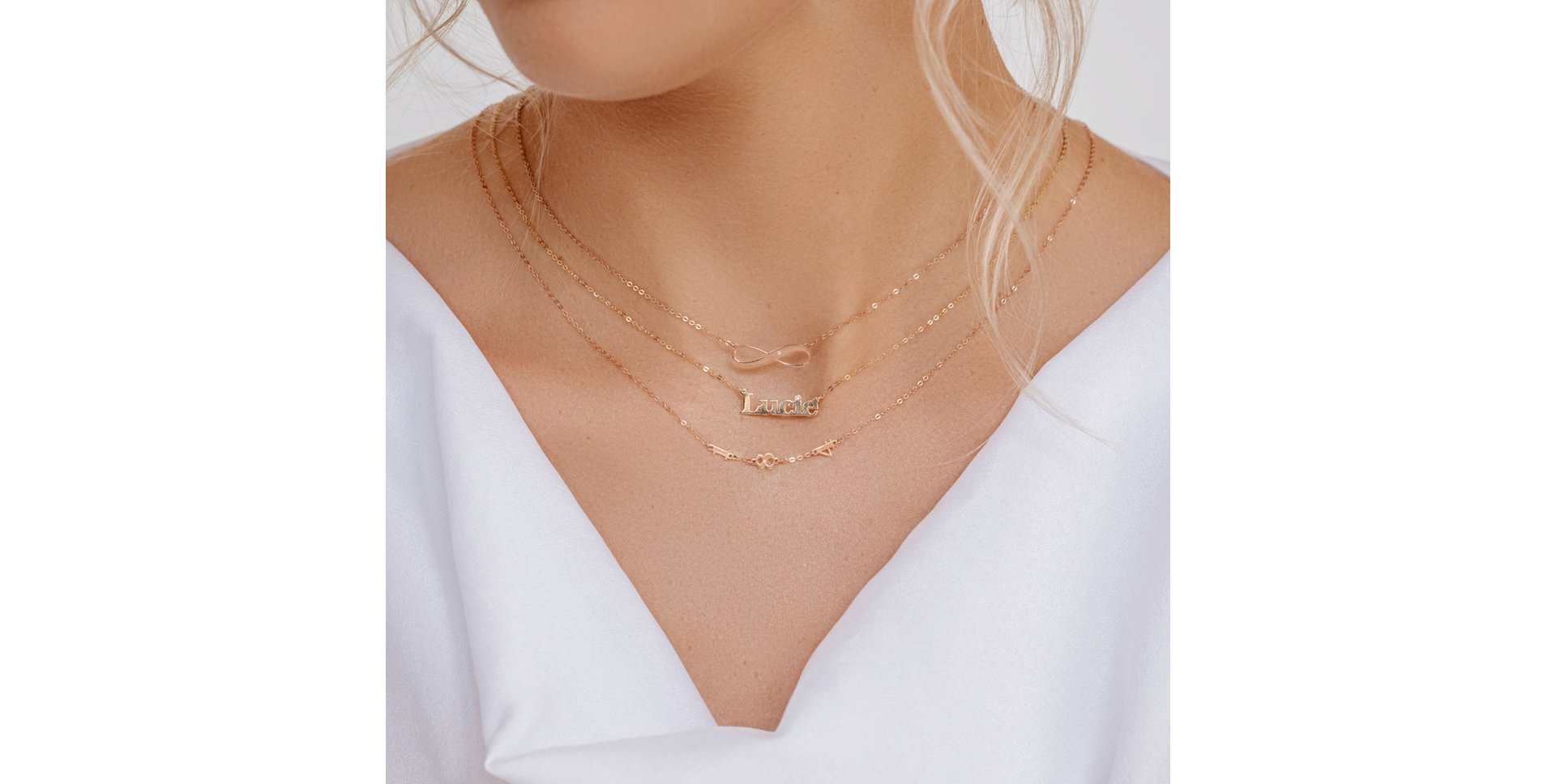 Náhrdelník s diamantom Infinite Space