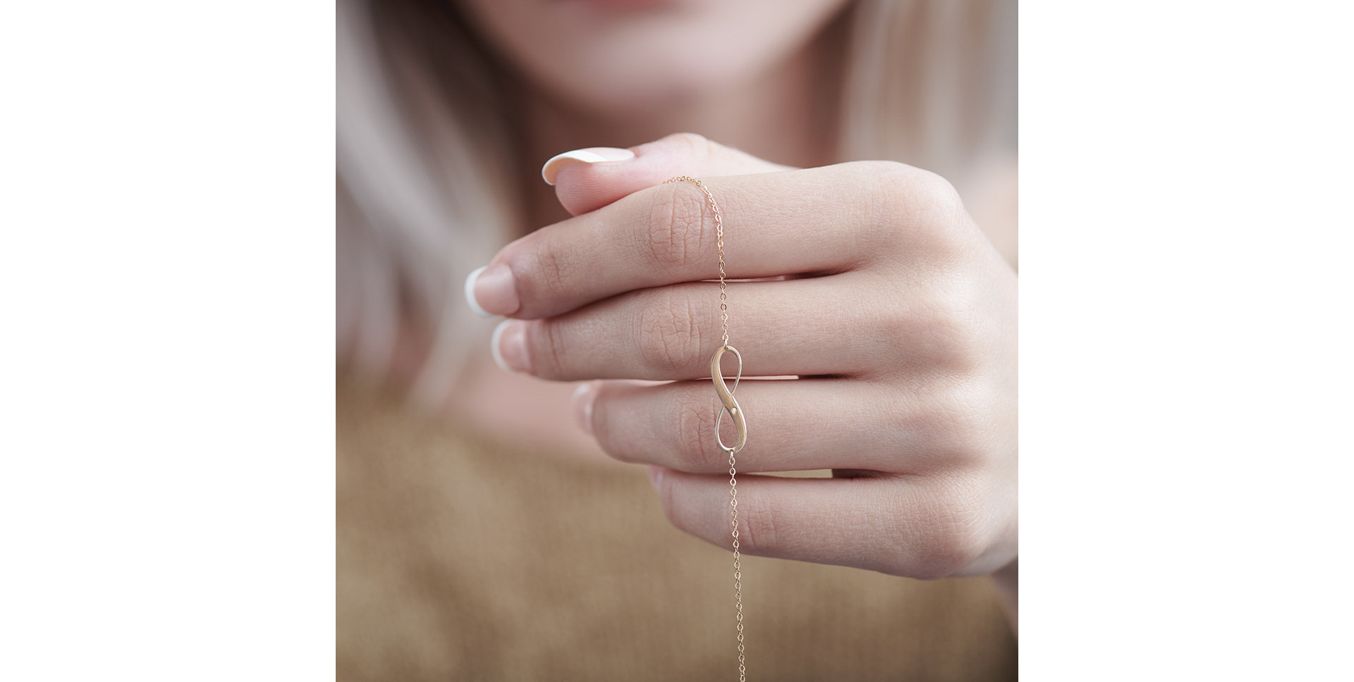 Náramok s diamantom My Infinite