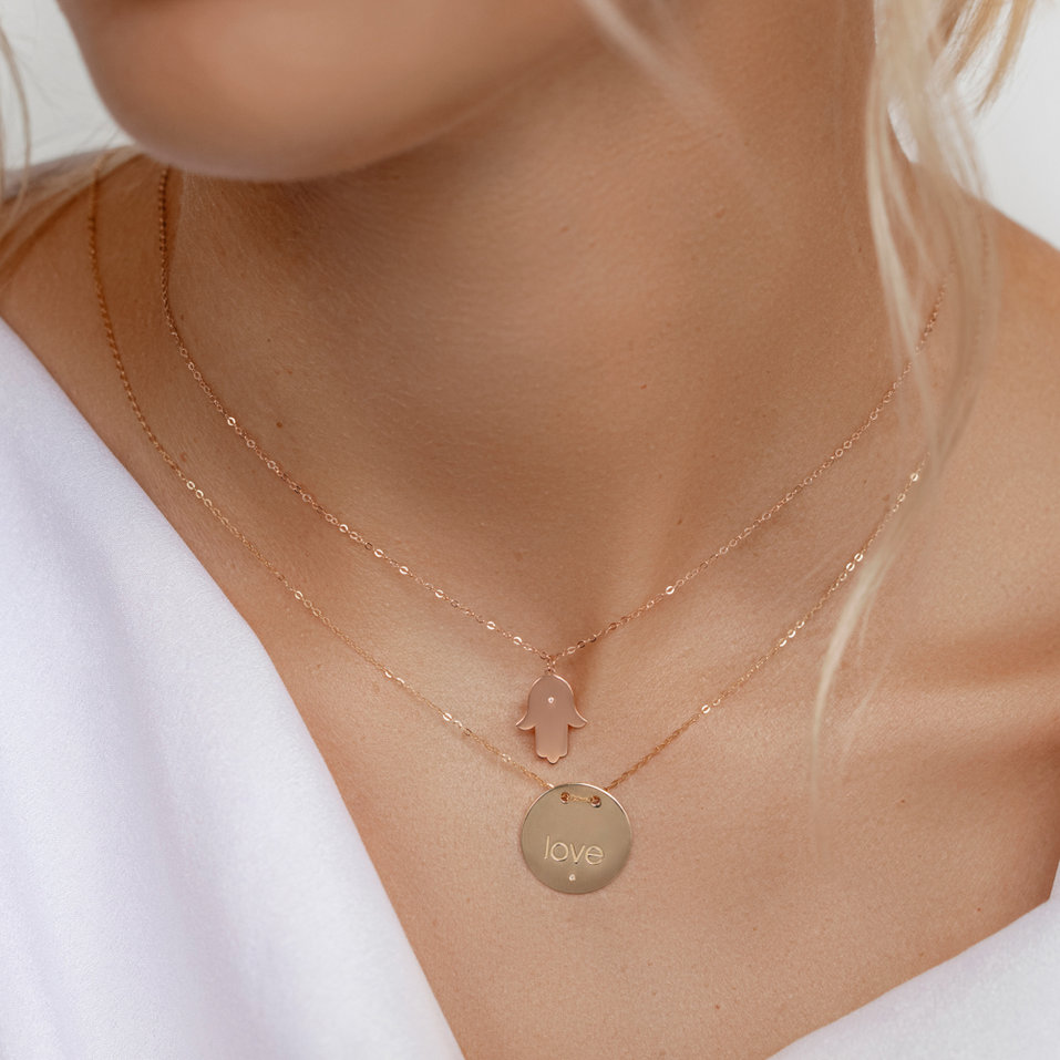 Náhrdelník s diamantom Magic Fate