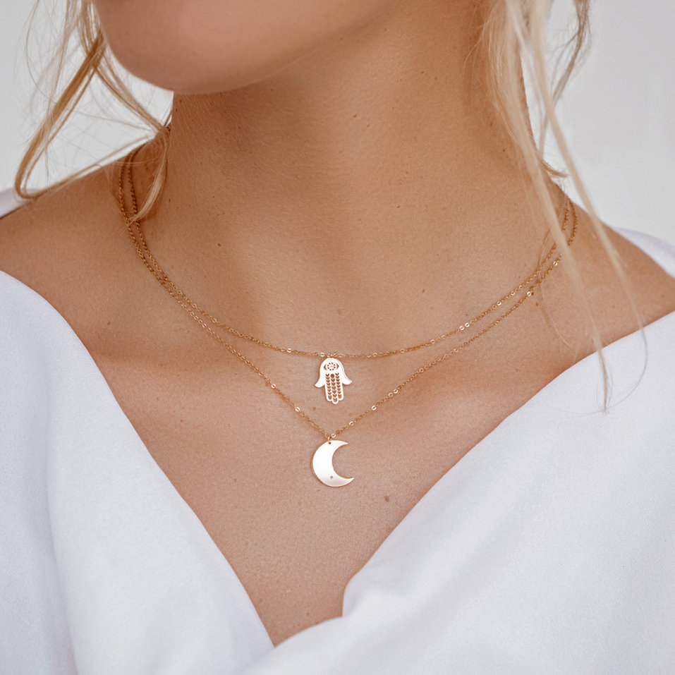 Náhrdelník s diamantom Posh Fate