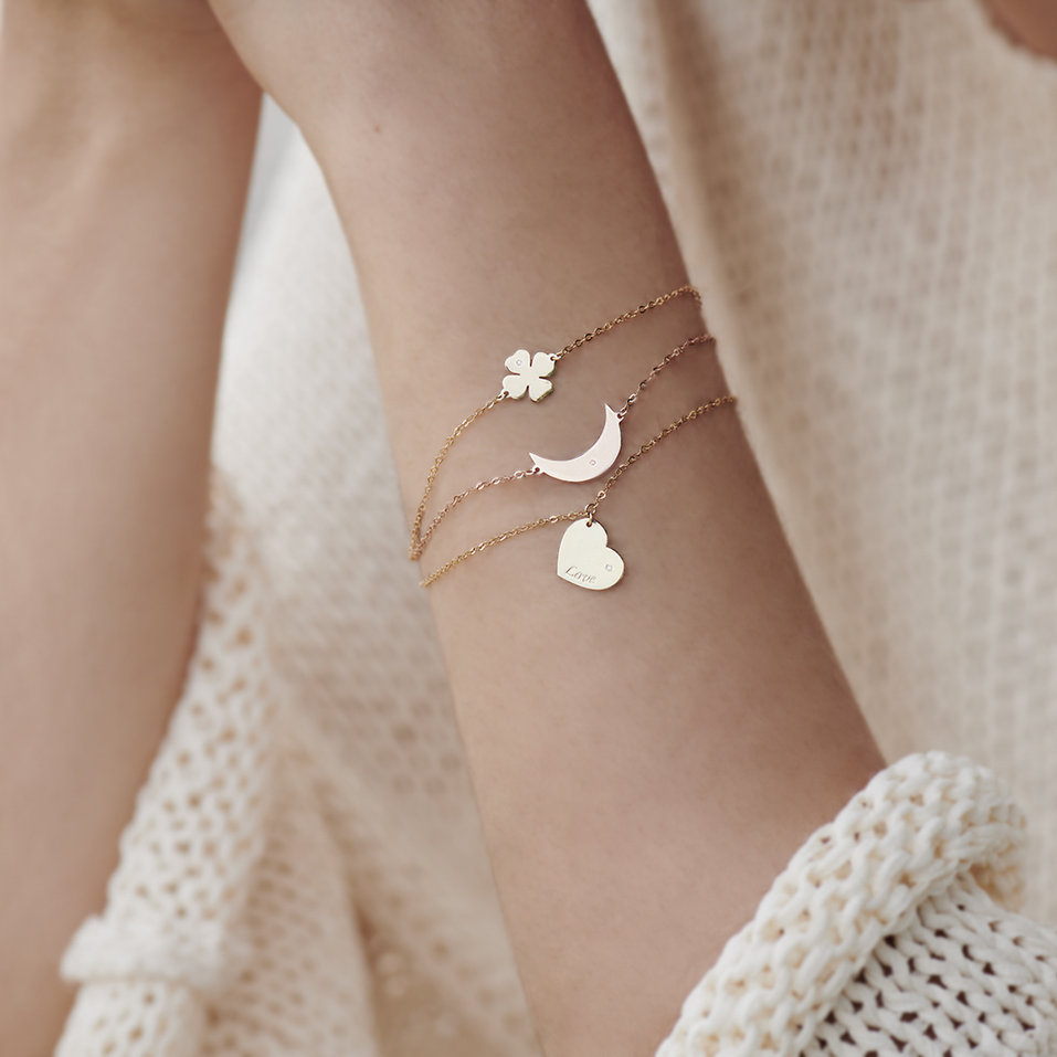 Náramok s diamantom Passion Moon