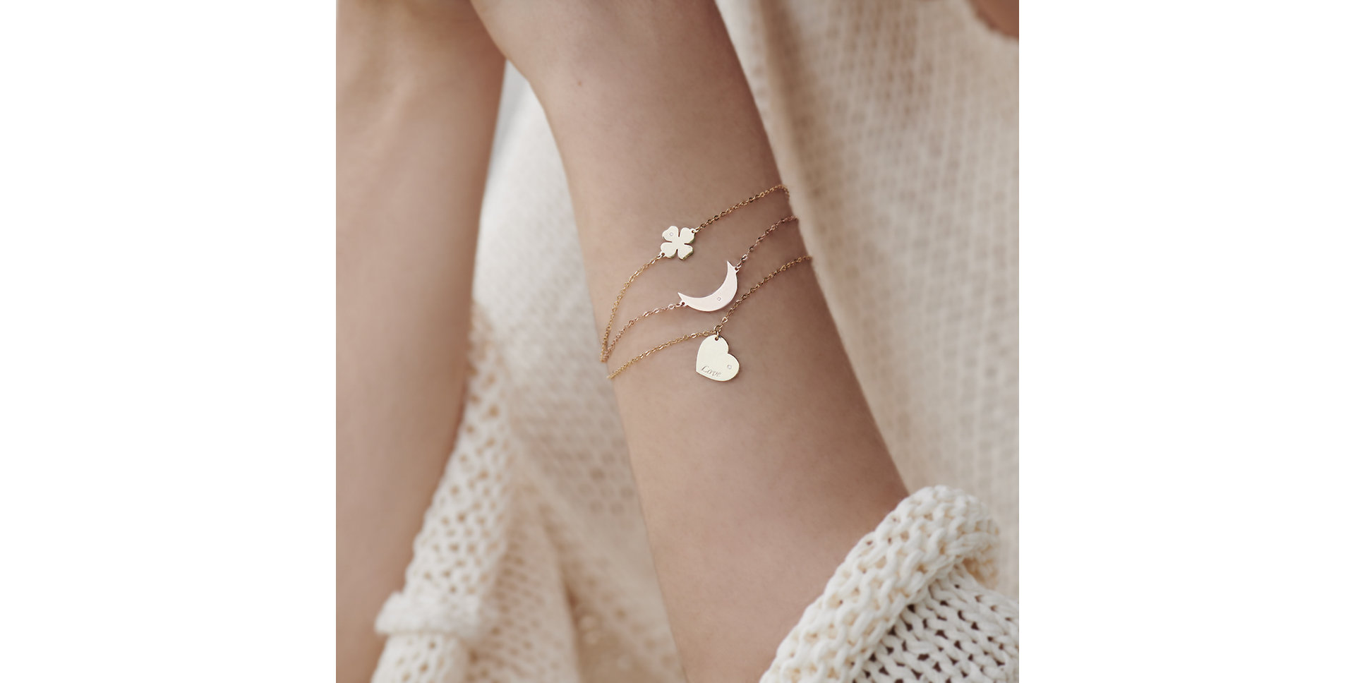 Náramok s diamantom Midnight Moon