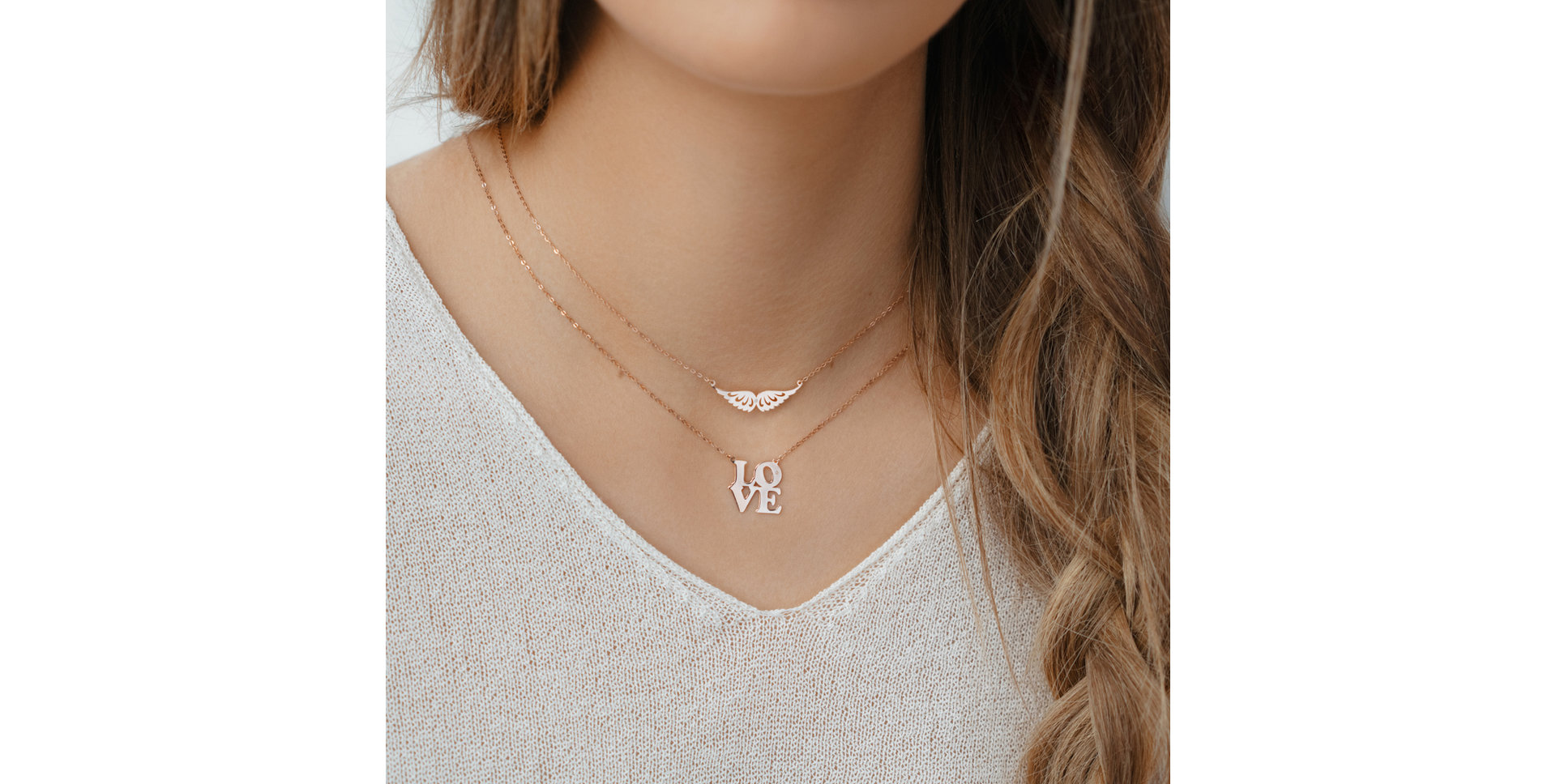 Náhrdelník s diamantom Charming Amour