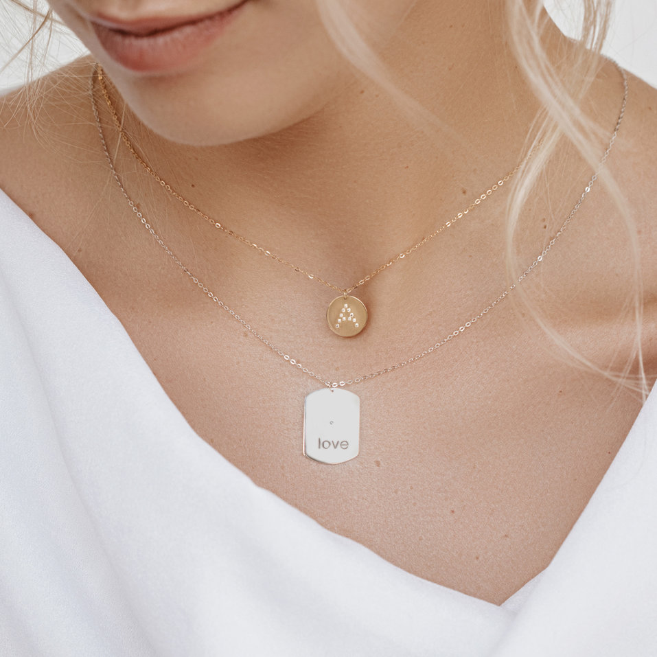 Náhrdelník s diamantom Amour Pleasure