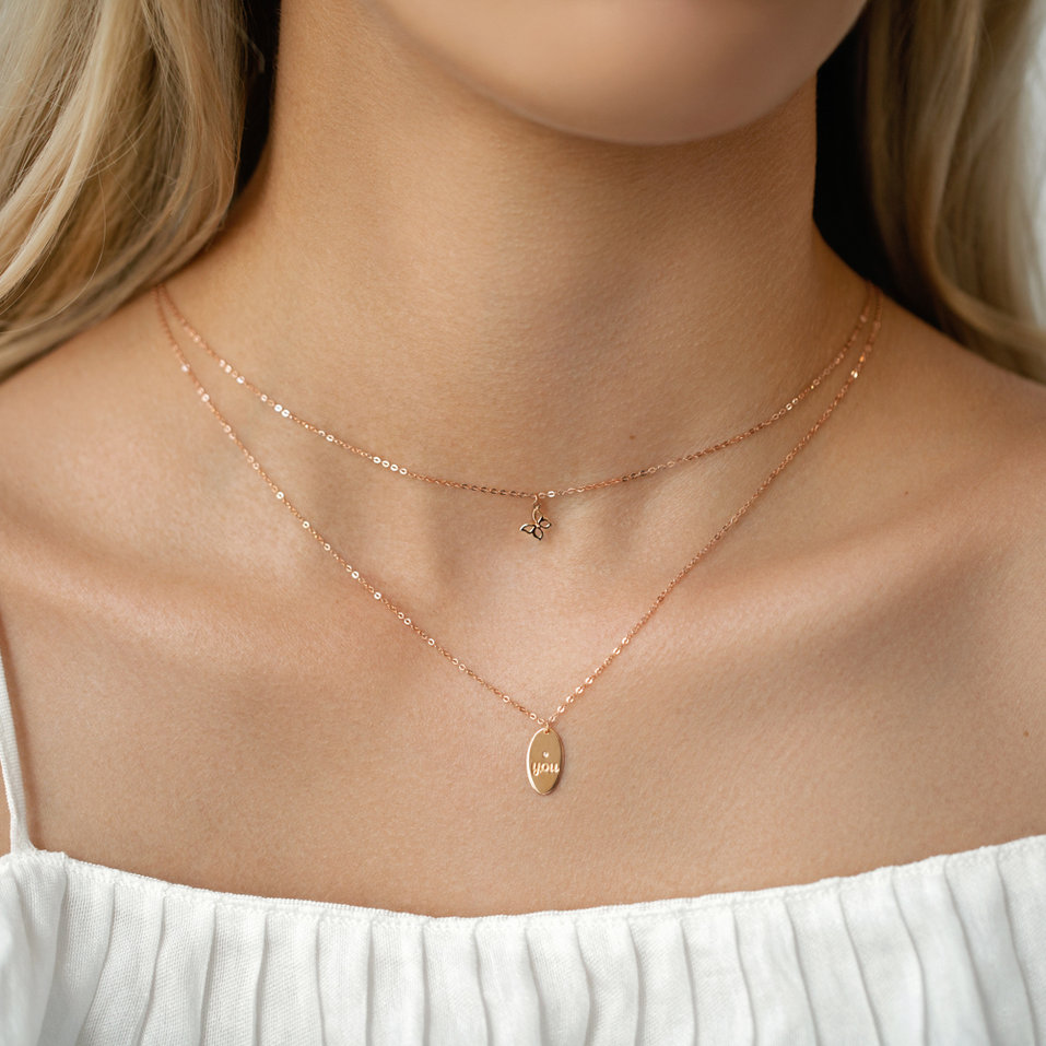 Náhrdelník s diamantom Fantasy Amour