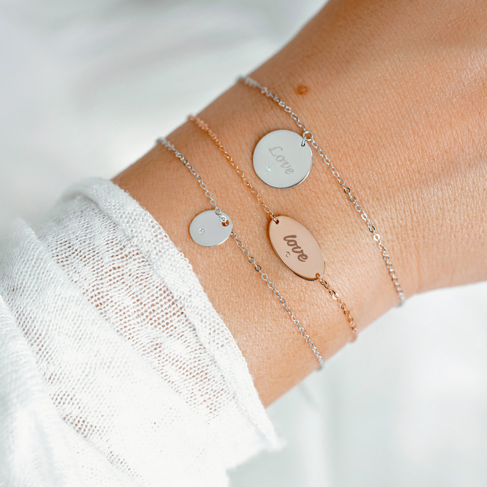 Náramok s diamantom Amour Symbol