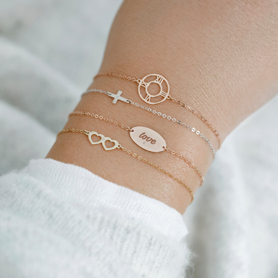 Náramok s diamantom Amour Symbol