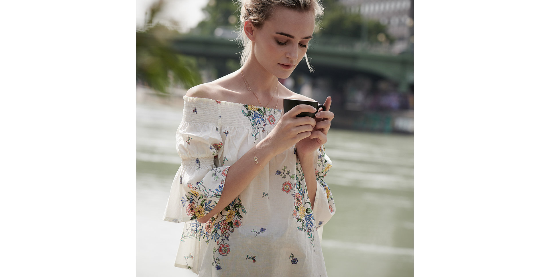 Náramok s diamantom Love