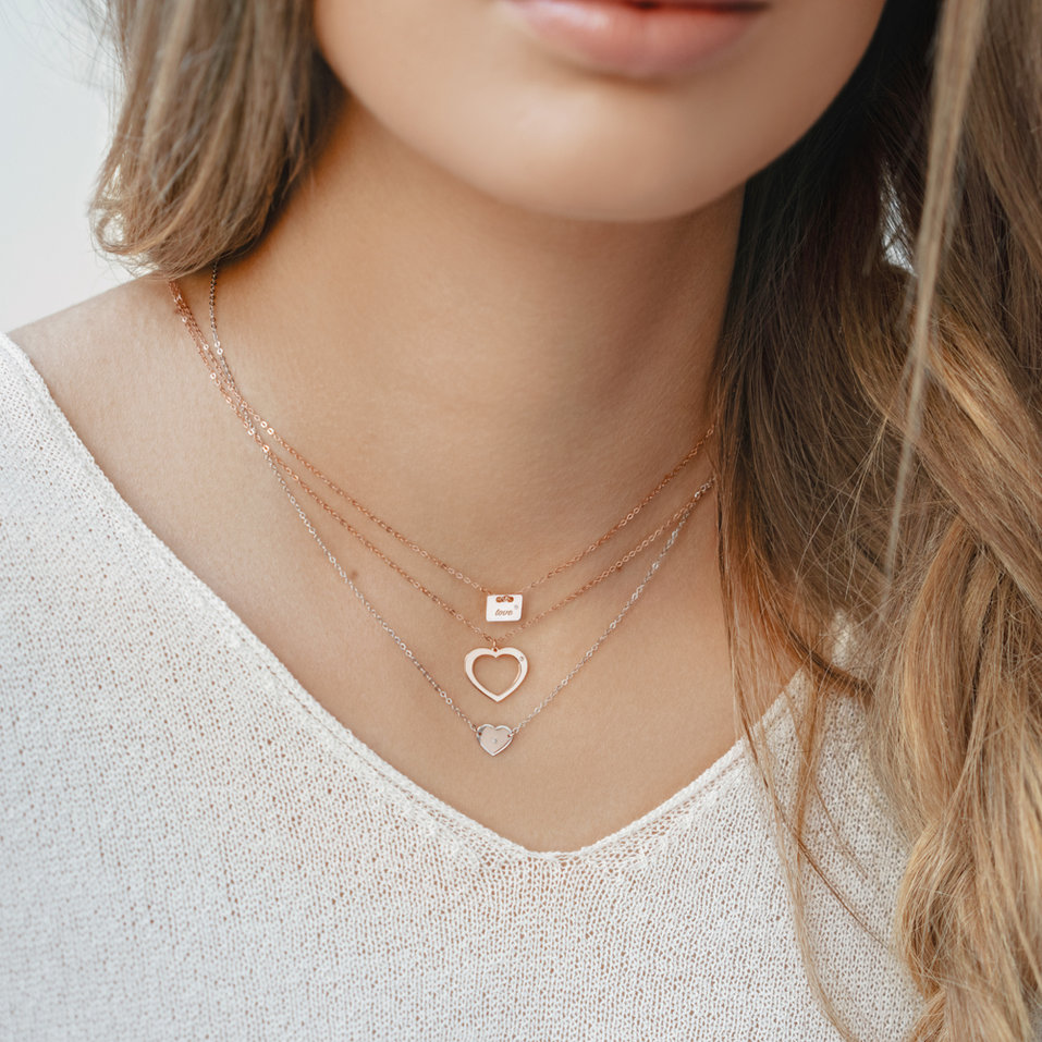 Náhrdelník s diamantom One Heart