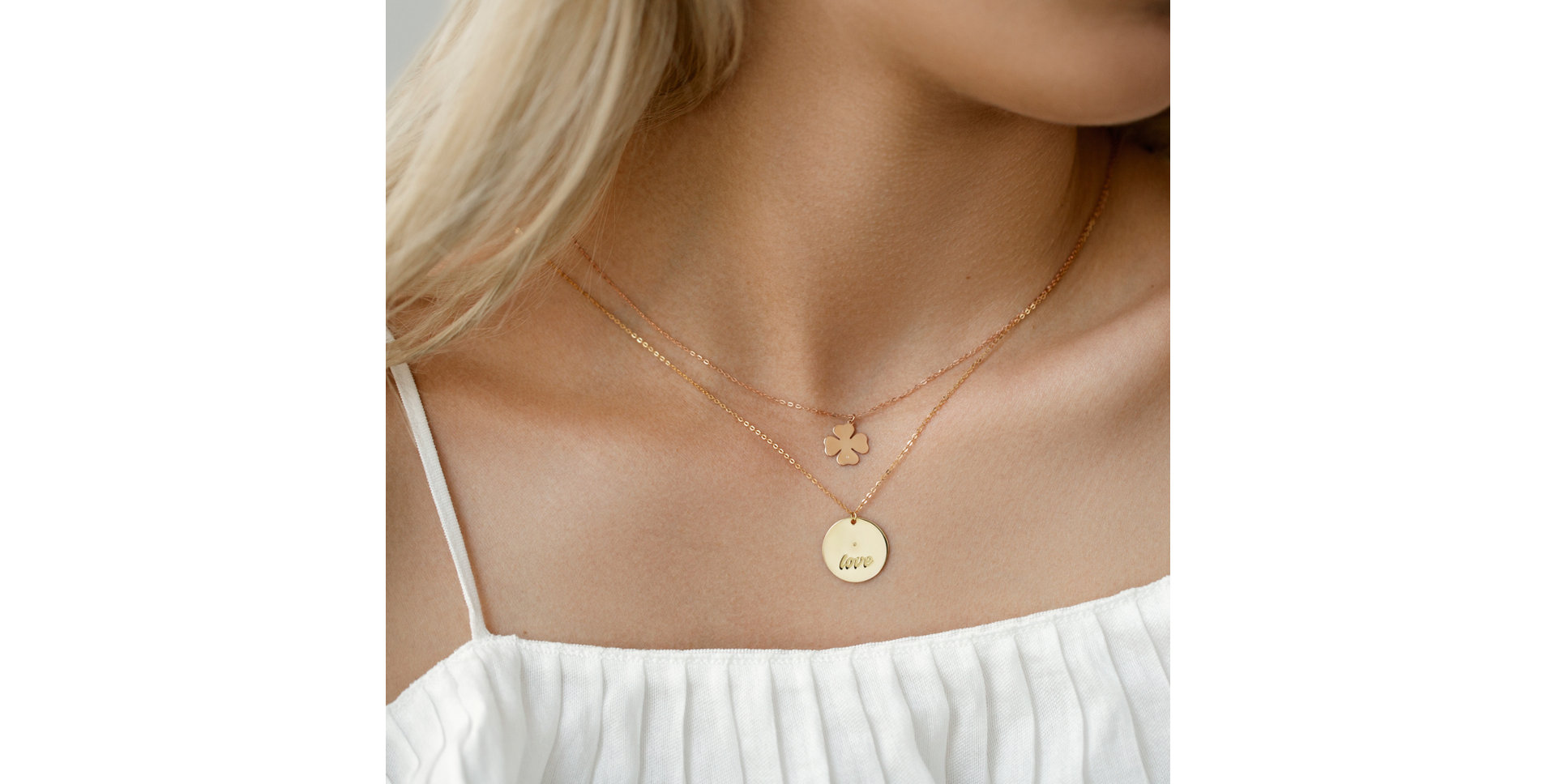 Náhrdelník s diamantom Oval Love