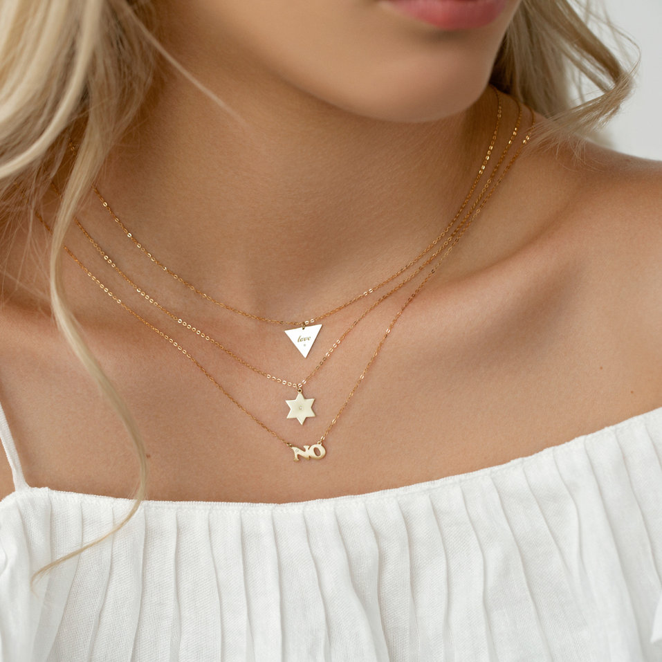 Náhrdelník s diamantom Jude