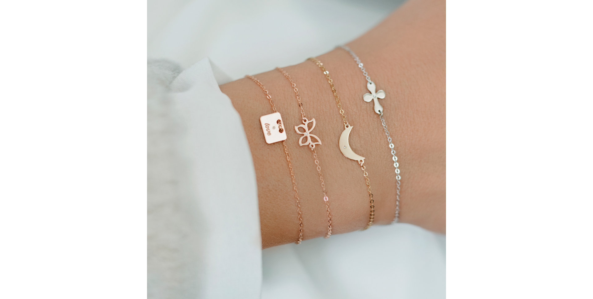 Náramok s diamantom Stamp Mini