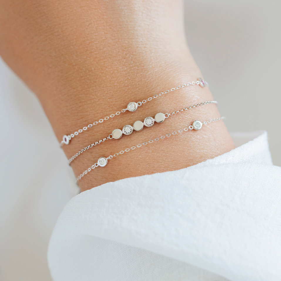 Náramok s diamantmi Dots