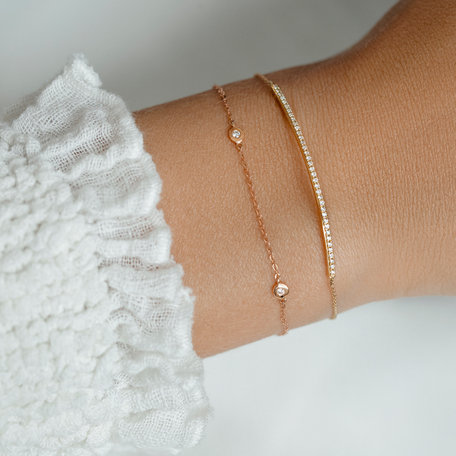 Náramok s diamantmi Dots