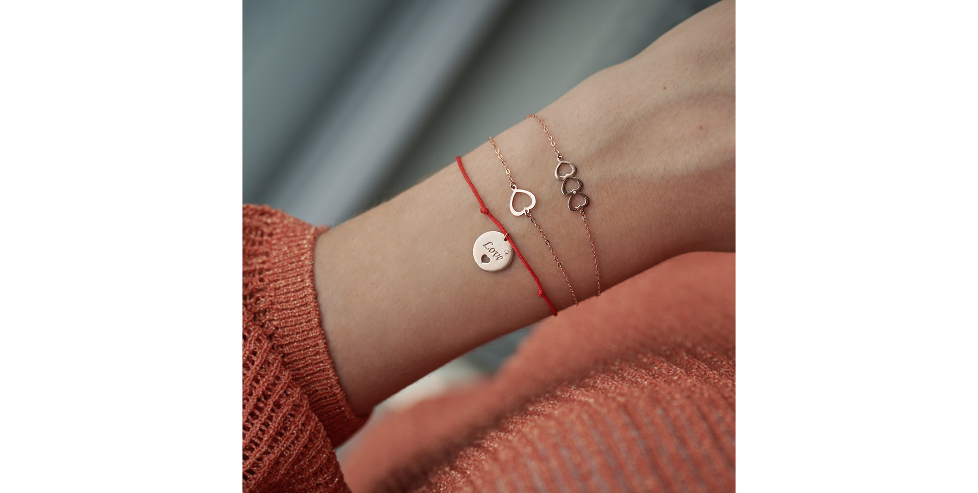 Diamantový náramok so šnúrkou Love Magical