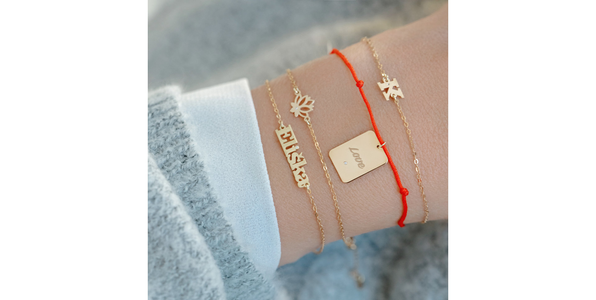 Náramok s diamantom Name