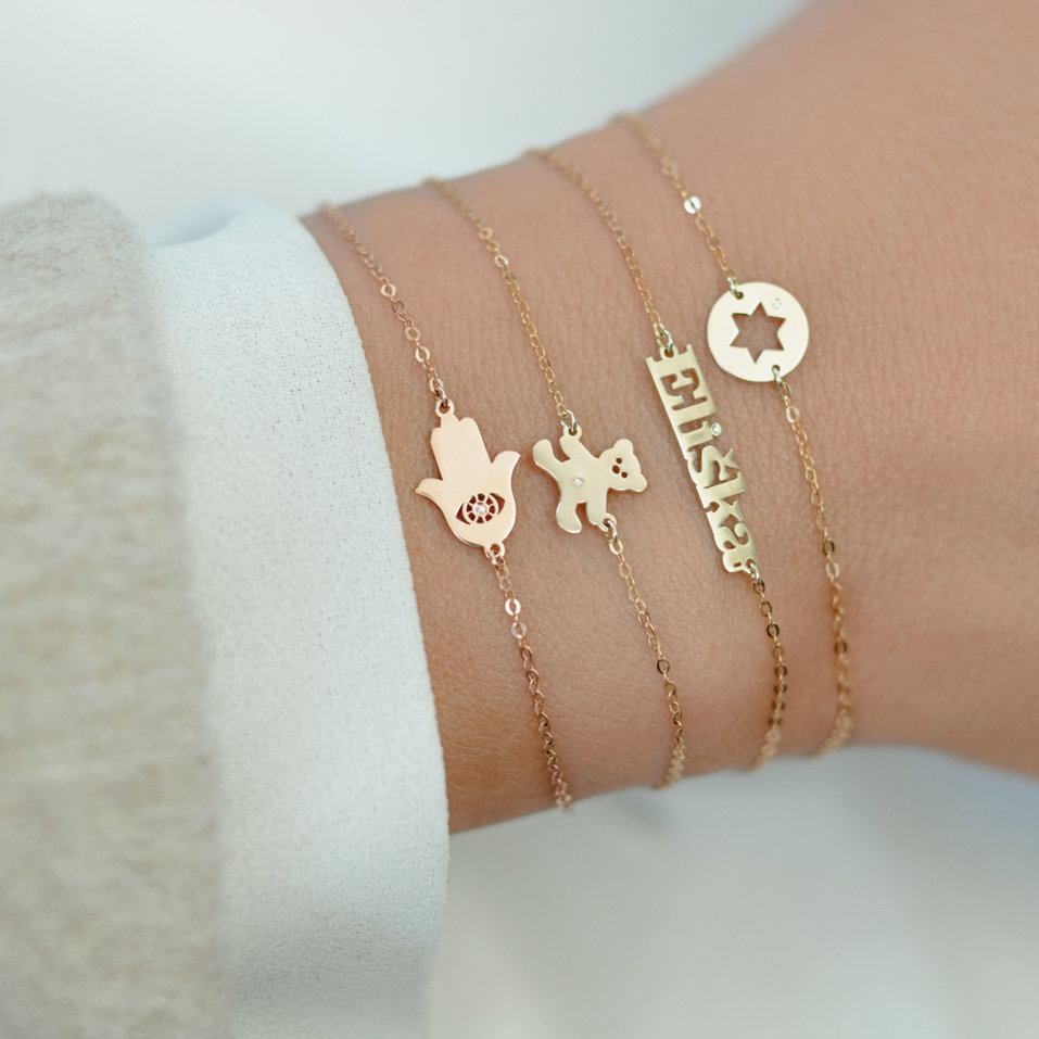 Náramok s diamantom Name