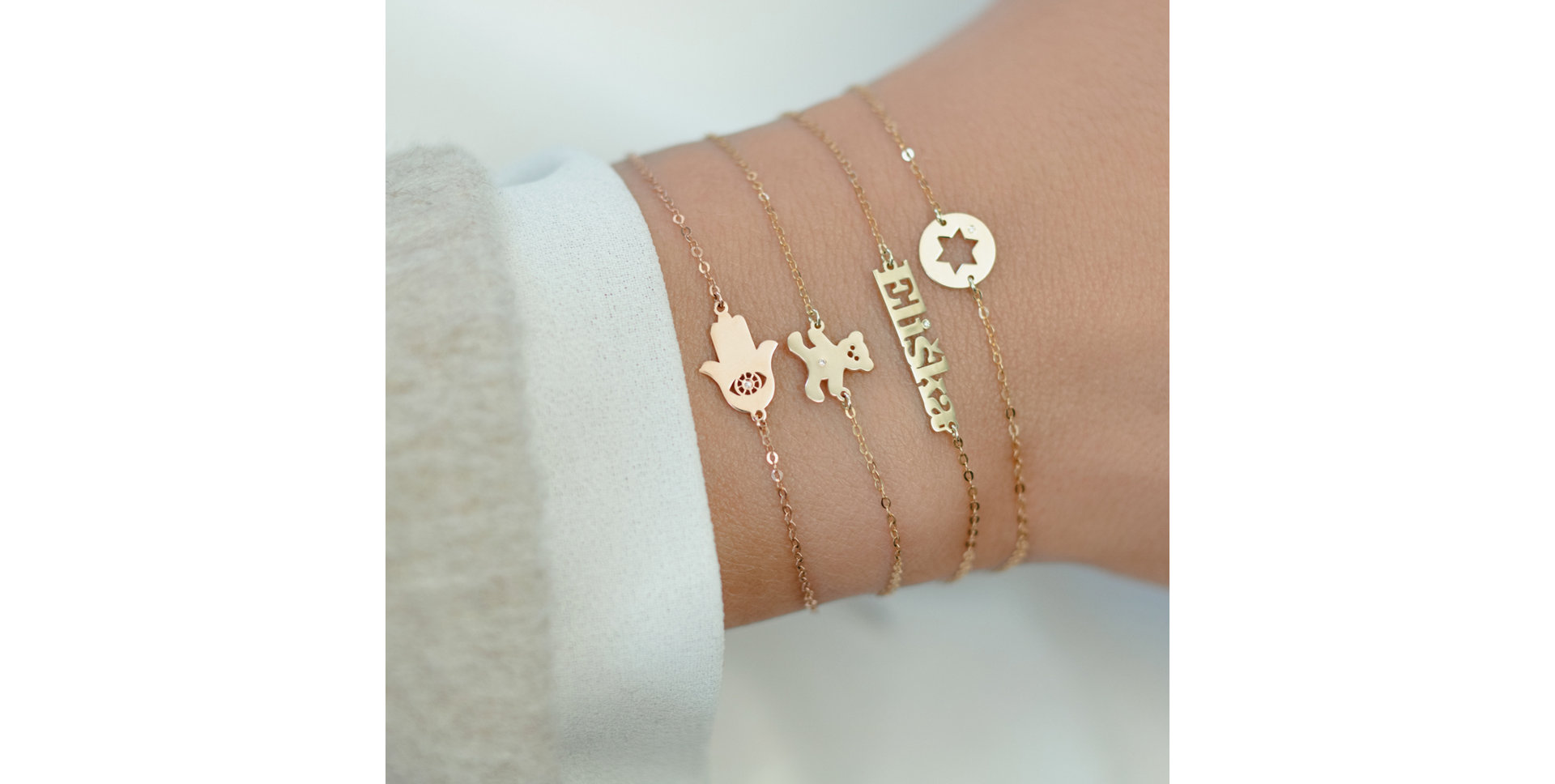 Náramok s diamantom Name