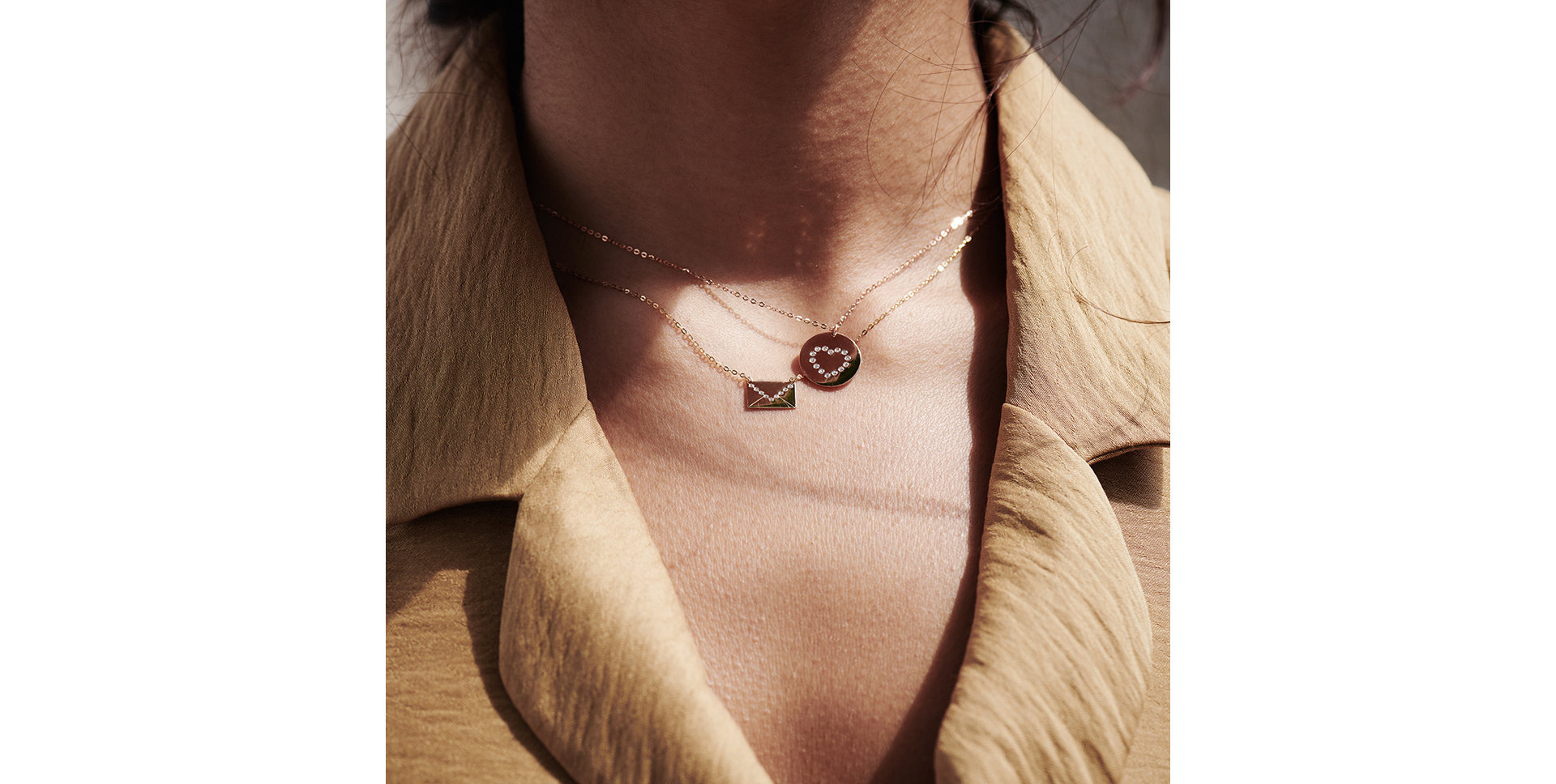 Náhrdelník s diamantmi Letter of Love