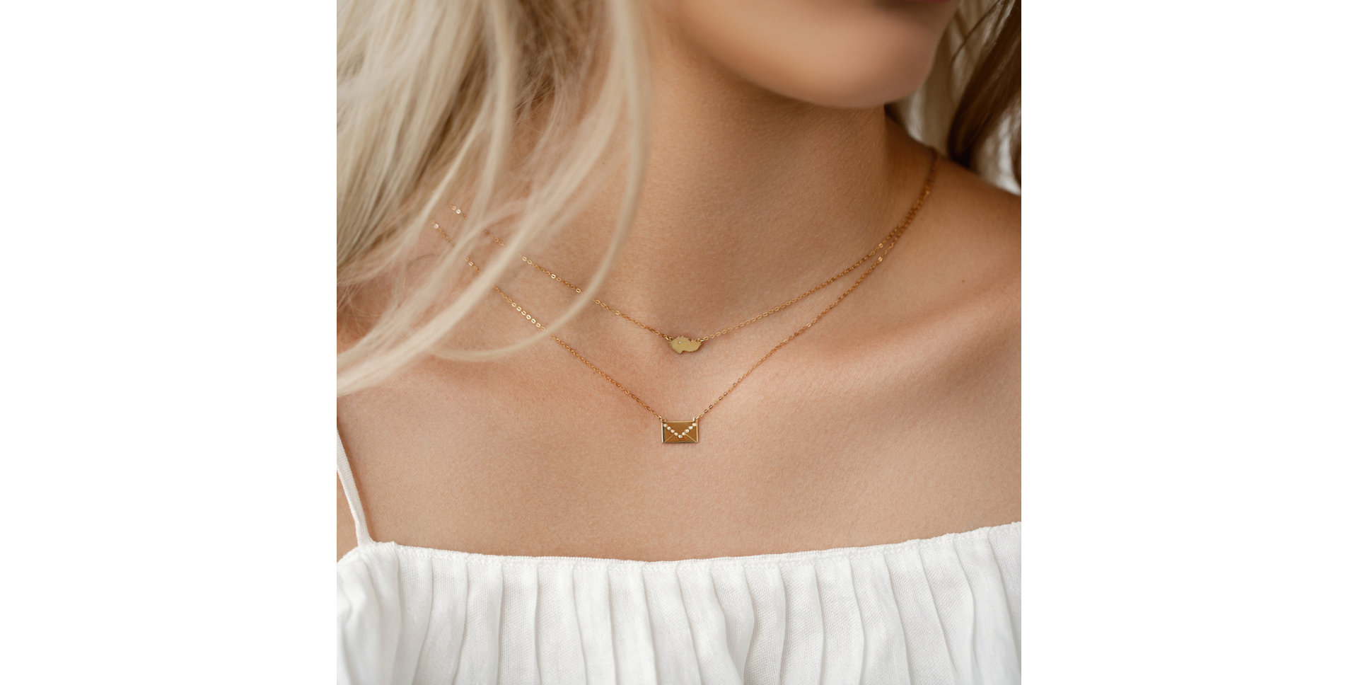 Náhrdelník s diamantmi Letter of Love