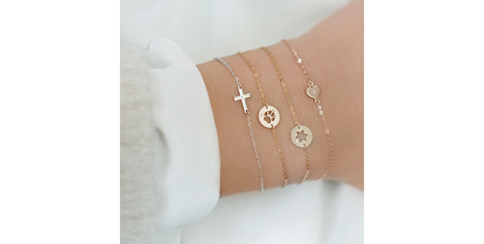 Náramok s diamantom Diamond Heart